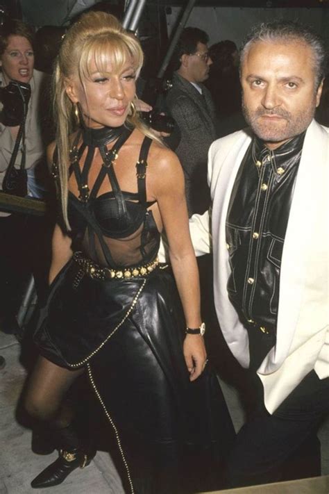 versace early 90s|donatella Versace most famous moments.